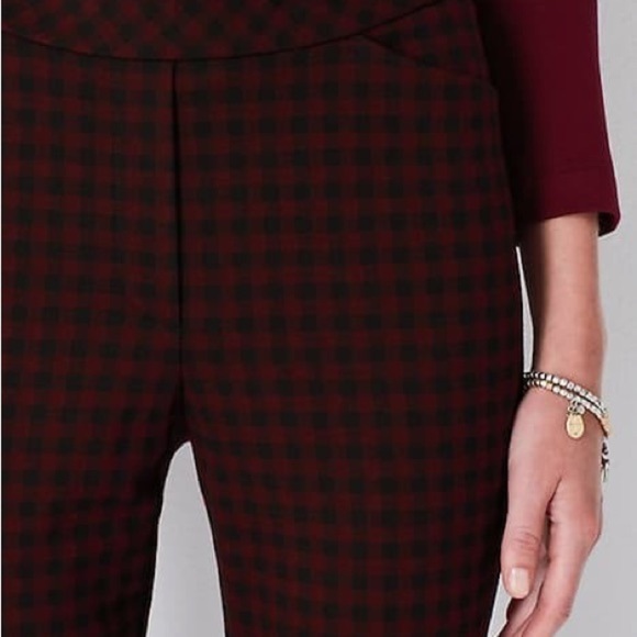 NWT J. JILL Essential Ponte Slim-Leg Pants/ COLOR DARK FIG - Picture 5 of 6